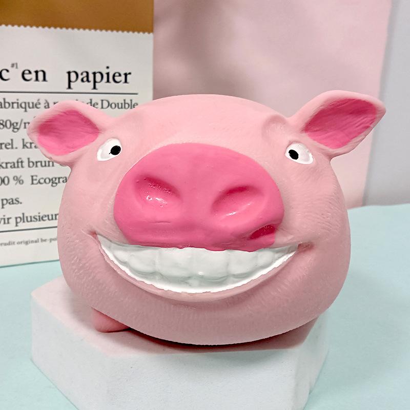 

Expression Funny Pig Decompression Slow Rebound Toy Relieve Anxiety Mood Tool Pink