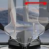 Clear Windshield for Suzuki AY125 Motorcycle/Scooter: Wind & Rain Protection