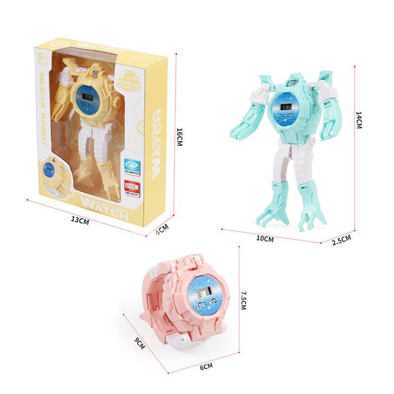 Children's Transforming Robot Electronic Watch Two Forms Toy For Kids