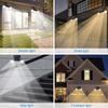 30 LED Dual Head Rotatable Solar Wall Light for Outdoor Use