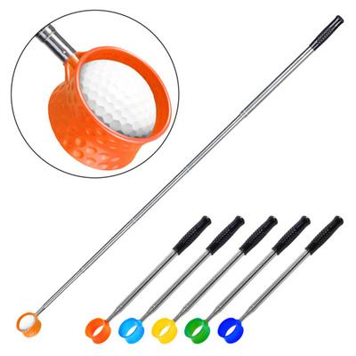 Telescopic Golf Ball Retriever for Water Stainless Steel Two-Sided Golf Ball Grabber
