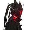 CyberPunk Masks M-Clasp Night City LED Festival White Armoured Cosplay Stage Property SCI-FI Halloween Party Gifts For Adults