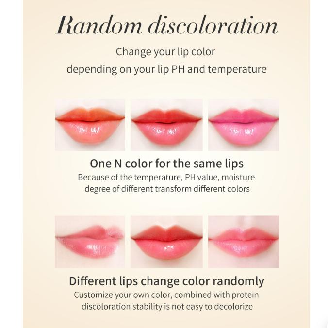 Voděodolný lesk na rty Flower Lipstick hydratační krém na rtěnku se změnou teploty