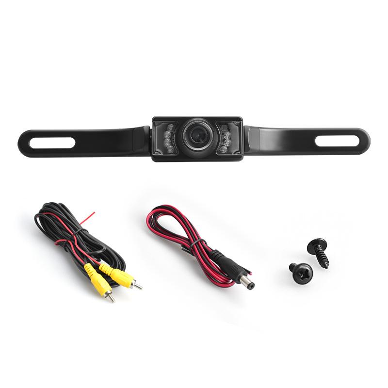 

Extended license plate frame camera high definition night vision waterproof reversing image license plate frame bus car camera чёрный