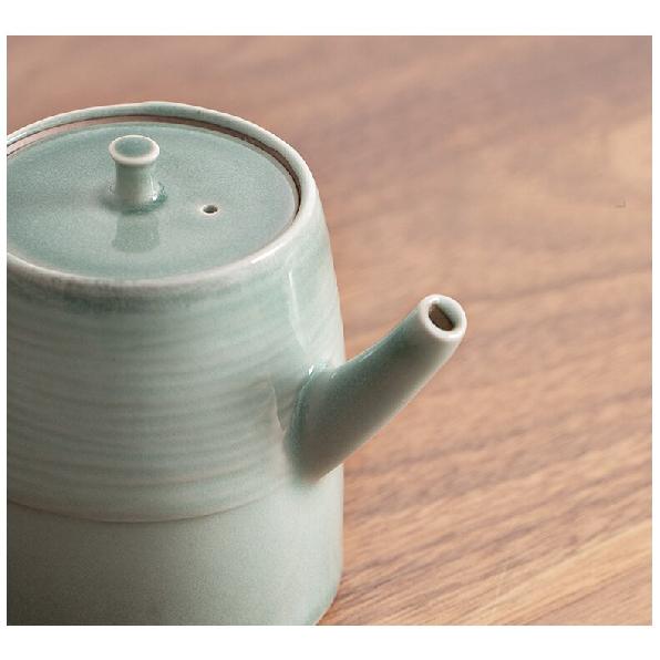 175ml Japanese Style Small Teapot Ceramic Gray Glaze Kung Fu Tea Set