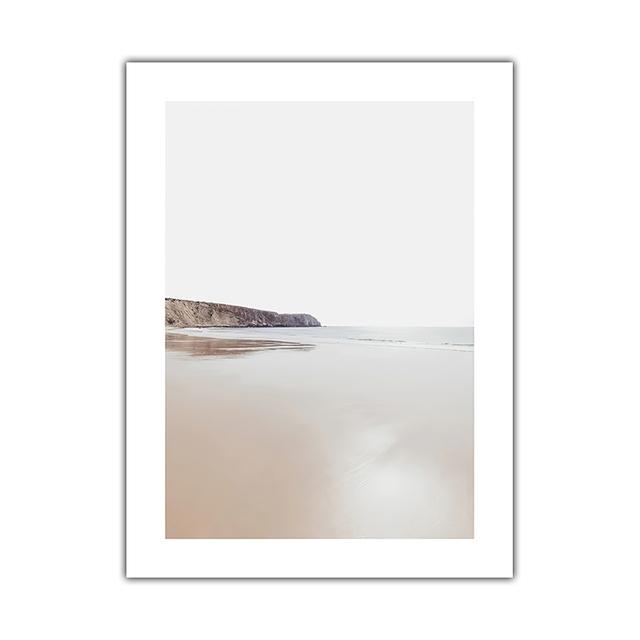 Scandinavo Natura Paesaggio Tela Pittura Linea curva Citazione astratta Poster da parete Stampa nordica Immagine moderna Decorazioni per la casa