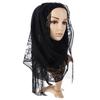 60x170cm Lace Fringe Hijab, Headscarf Shawl for Women