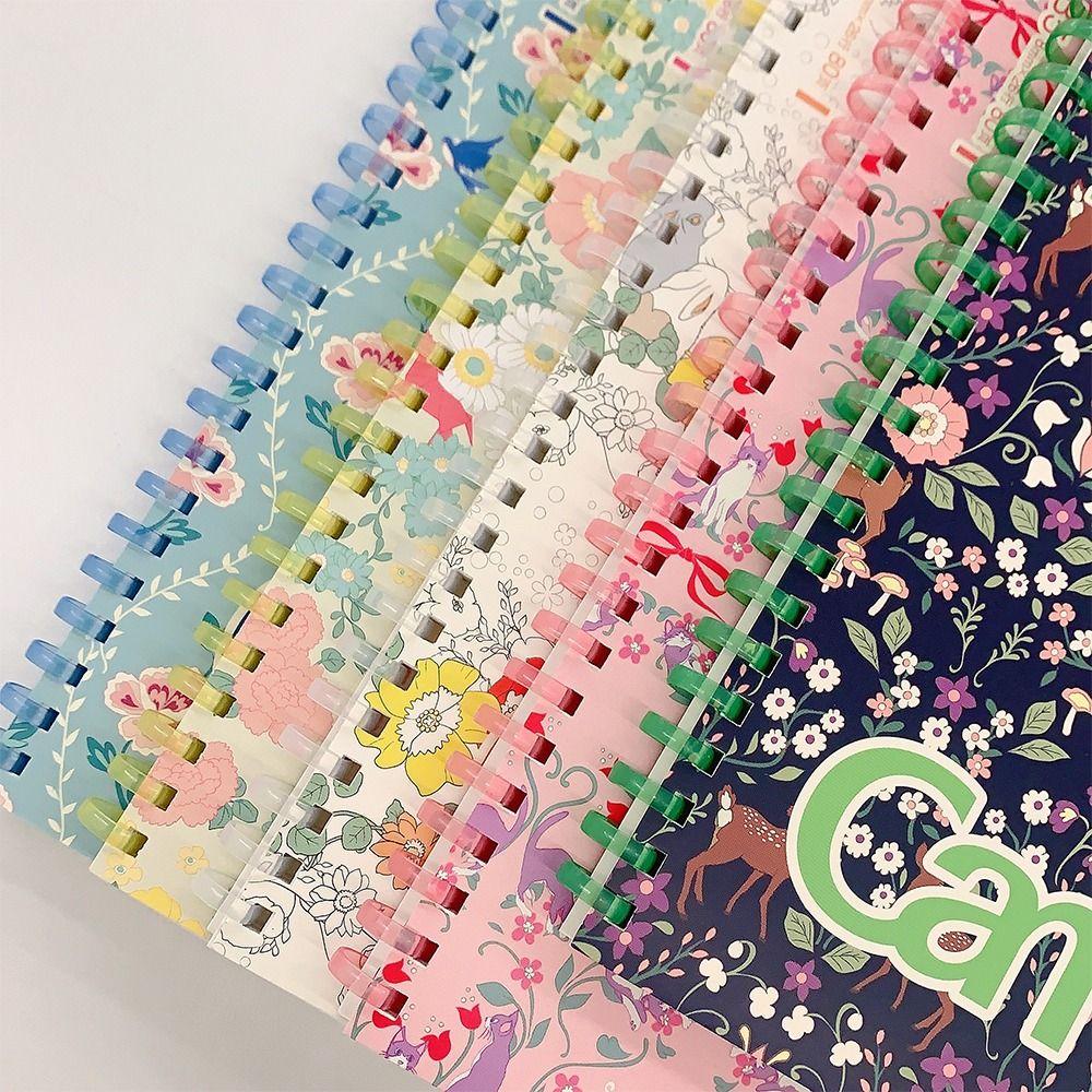 A5/B5 Soft Coil Notebooks 160 Pages 180° Lay-Flat Notepad Creative Student Class Notebooks  Student