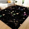 [Cosmic Cat Rug] Anti-Slip Cosmic Cat Carpet Rug Grams Per Square Meter, Suitable for Bedrooms, Porches, Indoor Corridors,