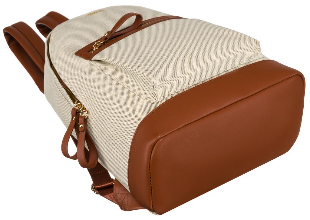 PTN CAN-05-5808 Nat-Brown Canvas Backpack
