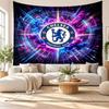 Chelsea FC Wall Tapestry, Soft Fabric Wall Hanging, Decorative Backdrop For Bedroom Home Wall Art
