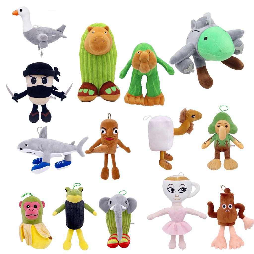 Shark American Classic of Mountains and Seas Plush Toy: Stick Man Doll