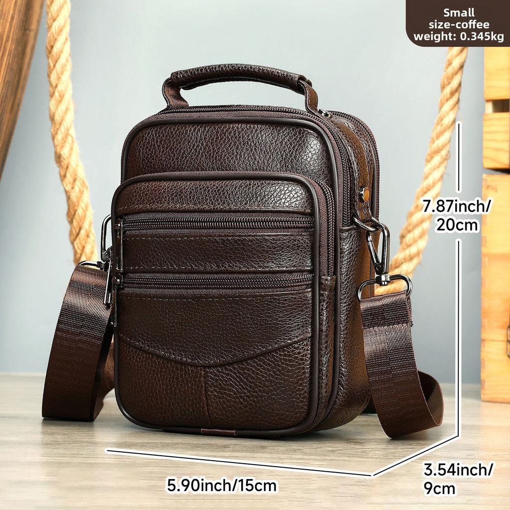 Retro and Versatile Single-shoulder Bag, High-end Commuting Outdoor Crossbody Bag, Multi-pocket Casual Small Crossbody Bag