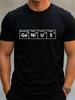 Genuis Definition T-shirt Periodic Table Funny Science Lab Top Mens New Gift Tee
