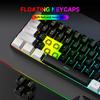 2025 New Mini 60% Compact Wired Keyboard 61 Keys RGB Backlight Membrane Keyboard For Windows PC Office Laptop Computer