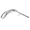 Stainless Steel Muffler Exhaust Pipe A essory for 50  60  80  Two-stroke Engine(black )