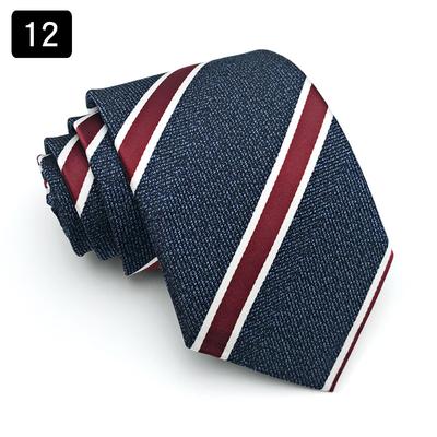 Profesionisti de afaceri pentru barbati Cravata in dungi Accesorii pentru costum de nunta Cravata din poliester Barbati
