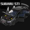 1/32 Subarus WRX STI Alloy Sports Car Model Diecast Simulation Metal Toy Race Car Model Sound and Light Collection Children Gift