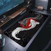 Mousepad Yin Yang Fish Koi Multisize Mouse Pad Japanese Style Gamer XXL Office Keyboard MouseMat Black White Carpets for Lap