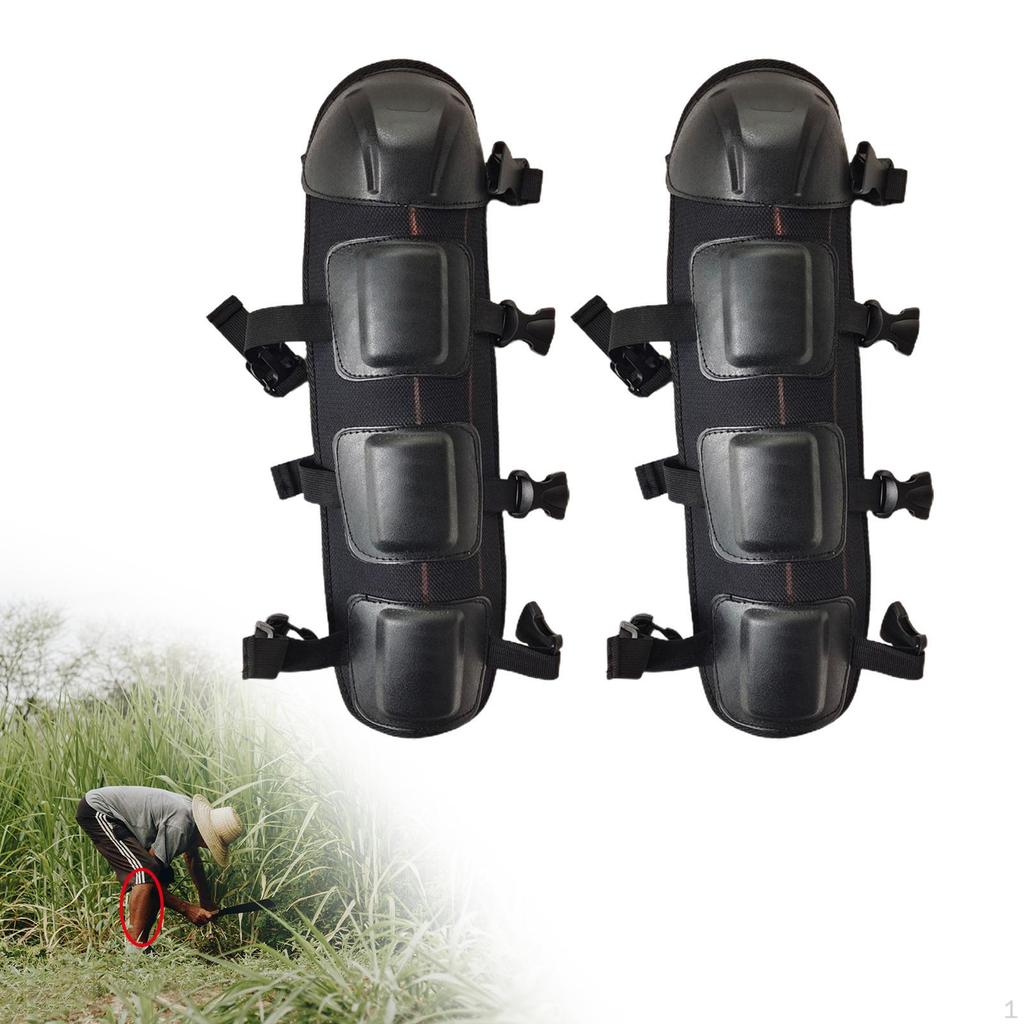 Knee Pads Motorcycle Shin Guards Kneelet Protective Gear Adjustable Straps Soft