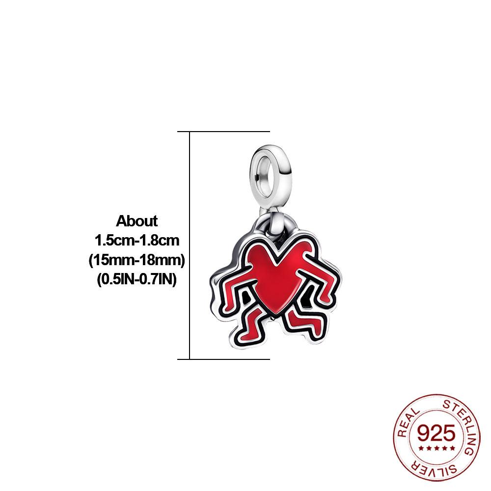 Novo Real S925 Prata Esterlina Me Charm Unicórnio Estrela Hoop Bead Fit Original Me Pulseiras Mulheres Coração Jóias Para Presente