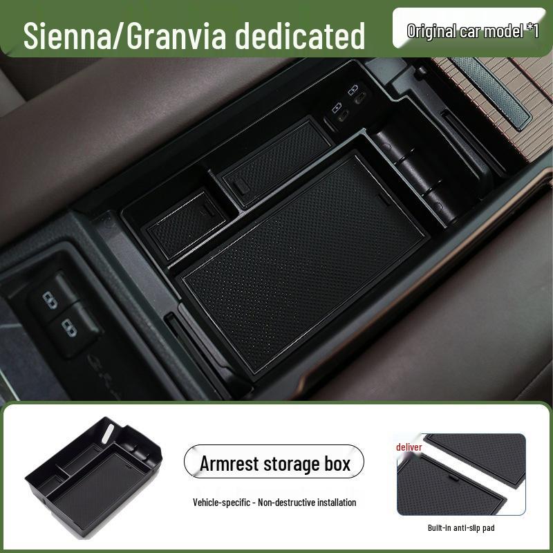 Toyota Granvia & Sienna Armrest Storage Console Accessories Collection Toyota Sienna