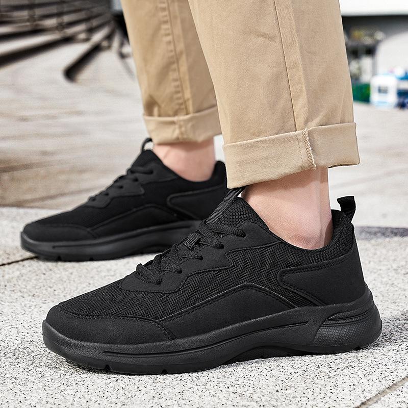 

Spring and Autumn Sneakers Casual Double Mesh Flying Weaving Trend Fashion Lightweight New Shoes of the Year 48 білий