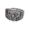 Pixiu Prosperity Thai Silver Ring - Ancient Style Retro Men's Open Taotie Design
