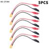 (YY)1/3/5Pcs RC Toy XT60 Connector Cable Alligator Clips Measure Tool NC2500 Pro Motor Run-in Line 14AWG Power Connection Cable