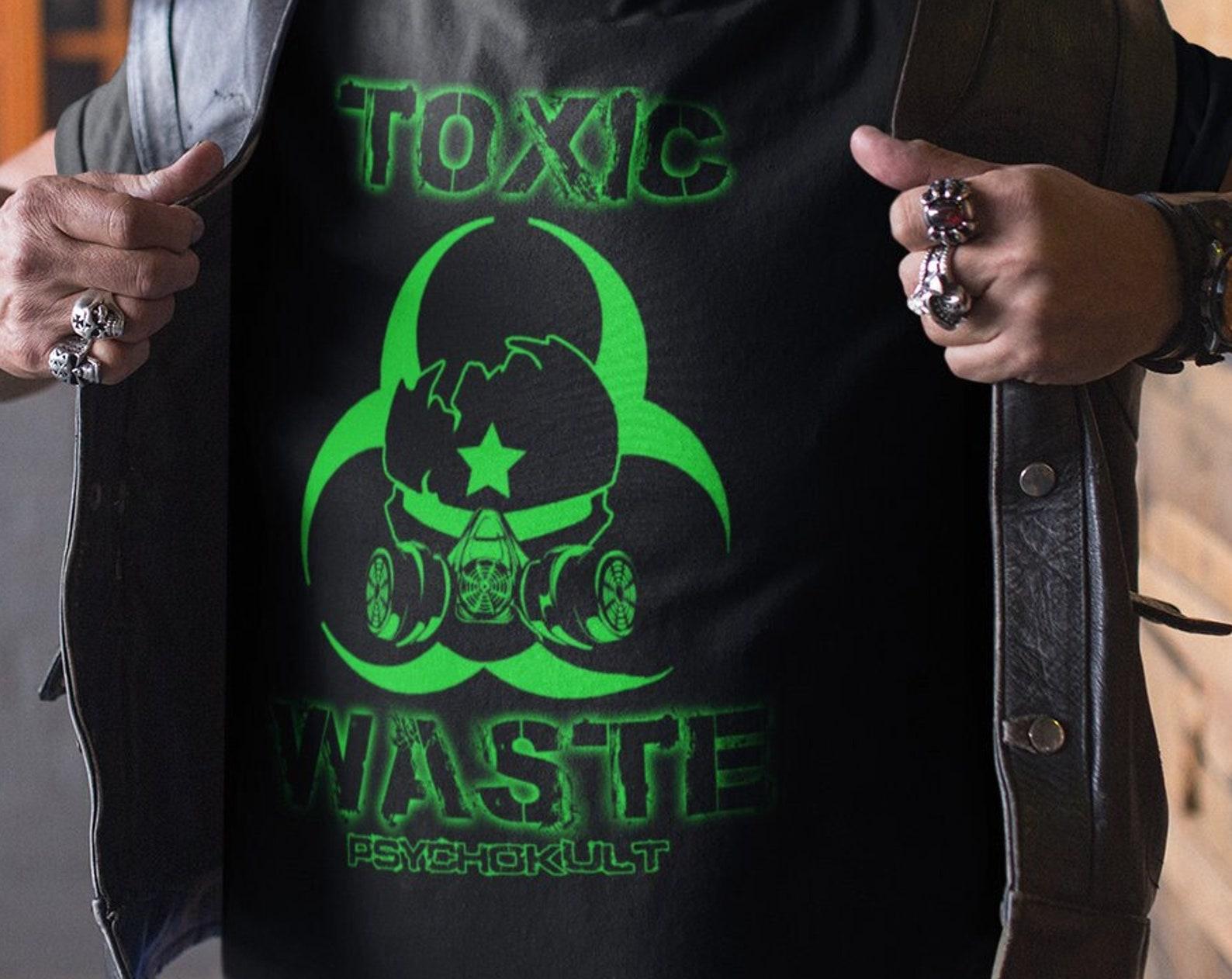Toxic Waste Graphic T-Shirt – Punk Rock Concert Tee L