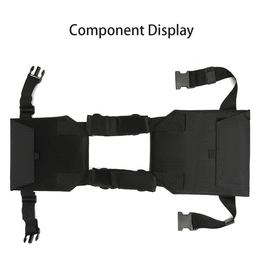 Scalable lightweight hunting vest with quick detachable buckle design at the waist, suitable for hunting and exploration, etc