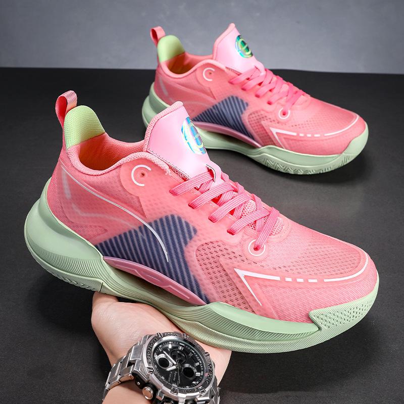 2026 Men's Lightweight Mesh Basketball Shoes - Breathable, Shock Absorption, and Perfect for Running