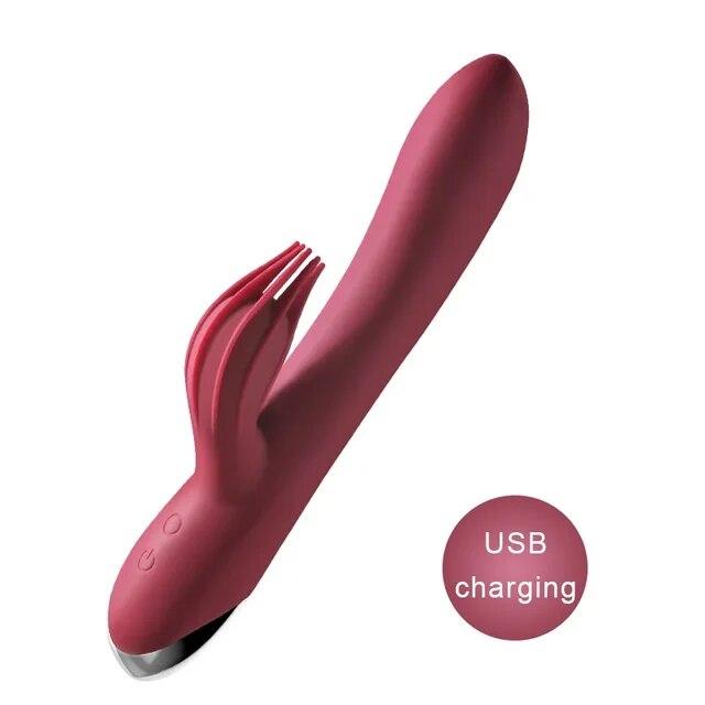 Vibrator Soft Silicone Dildo Realistic Rechargeable Vibrators for Women Clitoral Stimulator Female Masturbation Adult Sex Toys