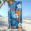Abstract Tropical Print Microfiber Towel Assorted Colors Lightweight Quick Dry Sand Free with Palm Leaf Design for Beach Party