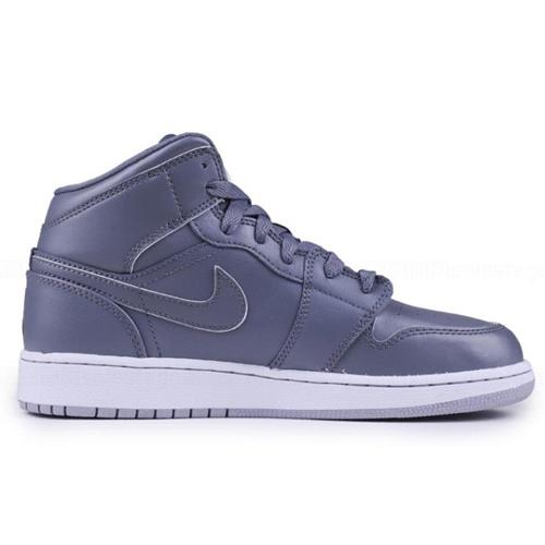 (GS) Air Jordan 1 Retro Mid 'Cool Grey Wolf Grey' Kids' 554725-031