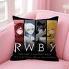 Logo R-R-Rwby-Y Anime Personalized Pillow Cover Kids Bedroom Wild Party Decor Pillowcase Kid Birthday Shower Gift