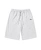 Brown Bless Tag Sweat Shorts - Ash