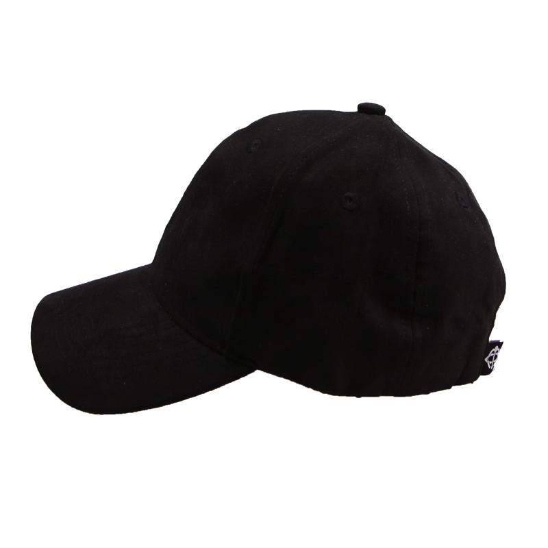 EIGHTVOLUME Ev Plain Suade Cap (Black)