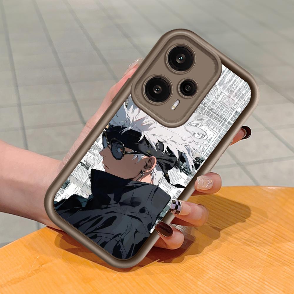 Weiches Silikon-Telefongehäuse mit quadratischem Leiterdruckmuster, vollständige Abdeckung, Kamera, stoßfestes Schutzgummigehäuse für Xiaomi Redmi