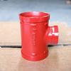 Miling Fire Grooved Ductile Iron Tee Pipe Connector