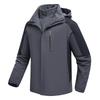 Detachable Unisex 3-in-1 Warm Workwear: Windproof, Wear-Resistant Two-Piece Outdoor Mountaineering Set