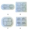 Decorative Silicone Hnagings Molds Reusable Jewelry Molds with Delicate Designs for DIY Necklace and Earring Making