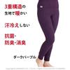 Hidamari Everest Thermal Size Dark Black Women's Tights, Innerwear, Sapium, Triple-Layer Construction, Small, [EVNS860-DBK]