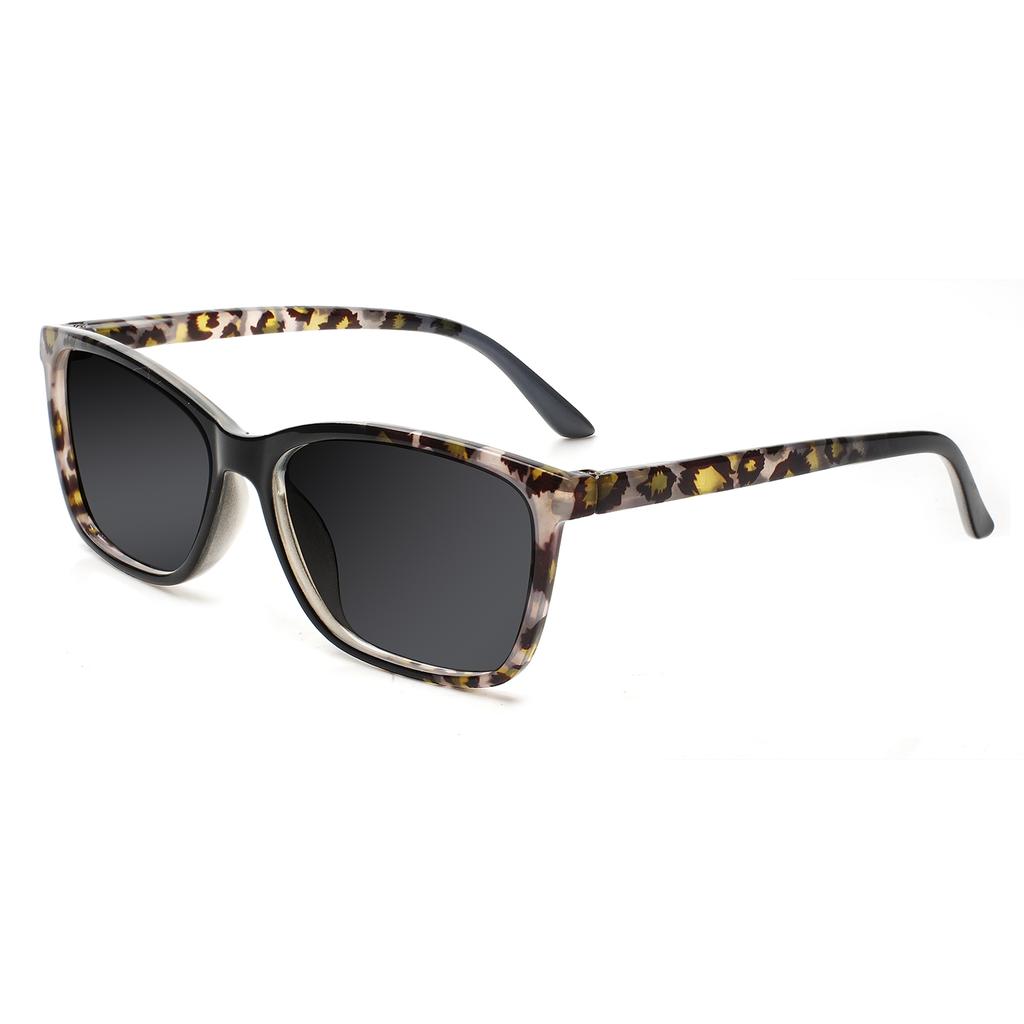 TUREZING Square Printed Sunglasses for Men Women Comfortable Spring Hinges Fashion UV Protection
