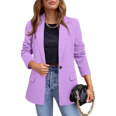 Veste de costume décontractée pour femmes, automne et hiver, tempérament, veste Slim pour les déplacements
