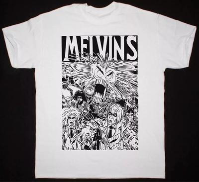MELVINS TOUR T-shirt Katoen Unisex Tee Maat S-4XL BO349 Unisex T-shirt