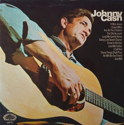 LP Record JOHNNY CASH - Hymns By Johnny Cash SHM739 Hallmark Record 1971 Holland Country/Folk Used