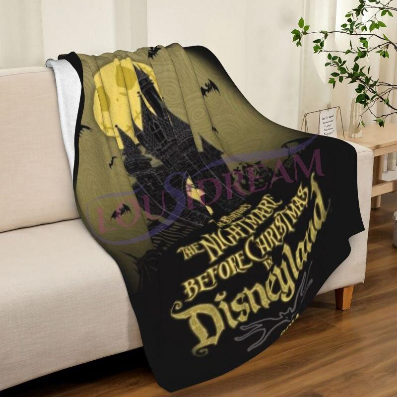 Skull Lover Series Blanket 3D Print Fashion Halloween Lover Flannel Sofa Blanket Blanket Unique Skull Christmas Throw Blanket