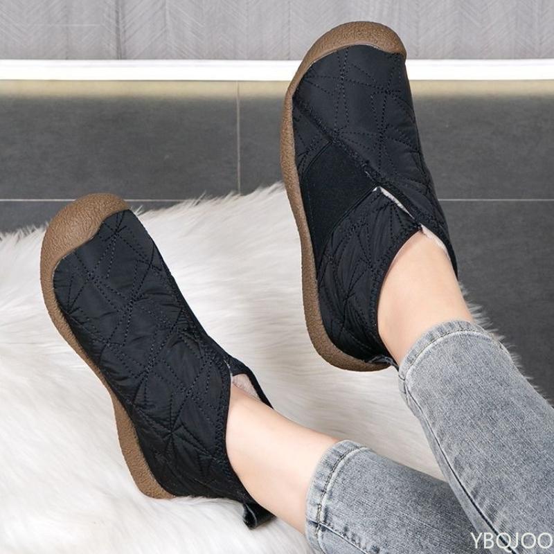 Fashion Winter new Fashionable versatile Women's Shoes Comfortable Warm Women's Snow Boots Non-slip Thick Velvet shoes Casual Sneaker