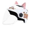 Cat Ears Electric Car Helmet Men and Women Half Helmet